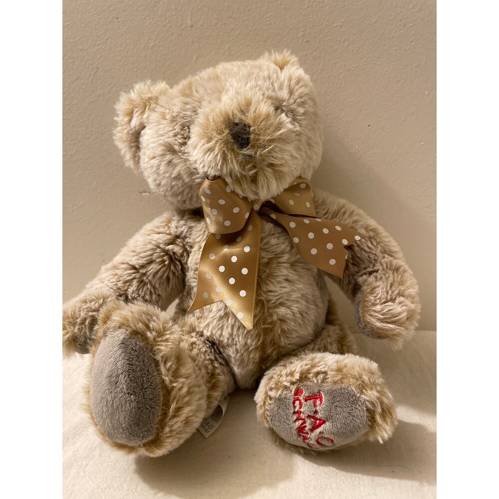 FAO Schwarz Bear 10"‎ Plush Toy Teddy Bear